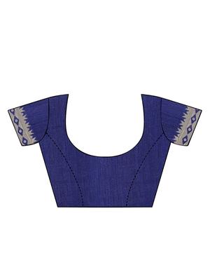 conversational printed saree with blouse - 16602412 - Standard Image - 4