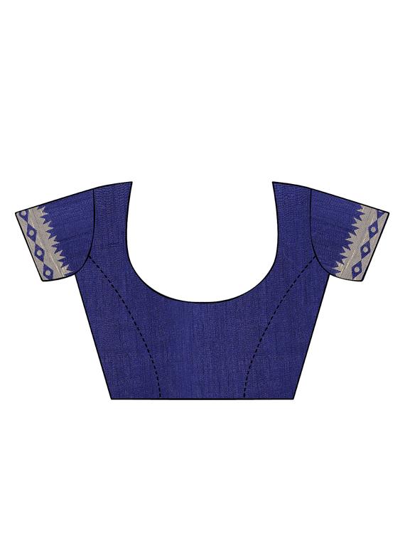 conversational printed saree with blouse - 16602412 - Zoom Image - 4
