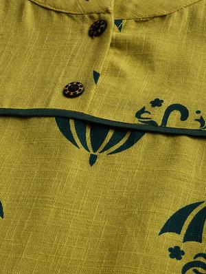 printed straight kurta - 16602828 - Standard Image - 4