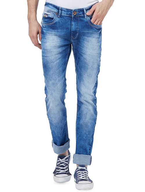 blue heavy washed jeans - 16602943 - Standard Image - 1