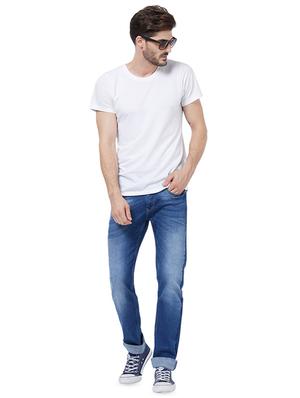 blue heavy washed jeans - 16602946 - Standard Image - 4