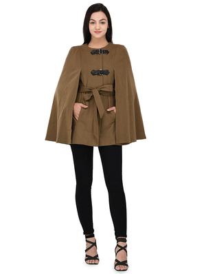 button detail tie knot cape - 16603774 - Standard Image - 4