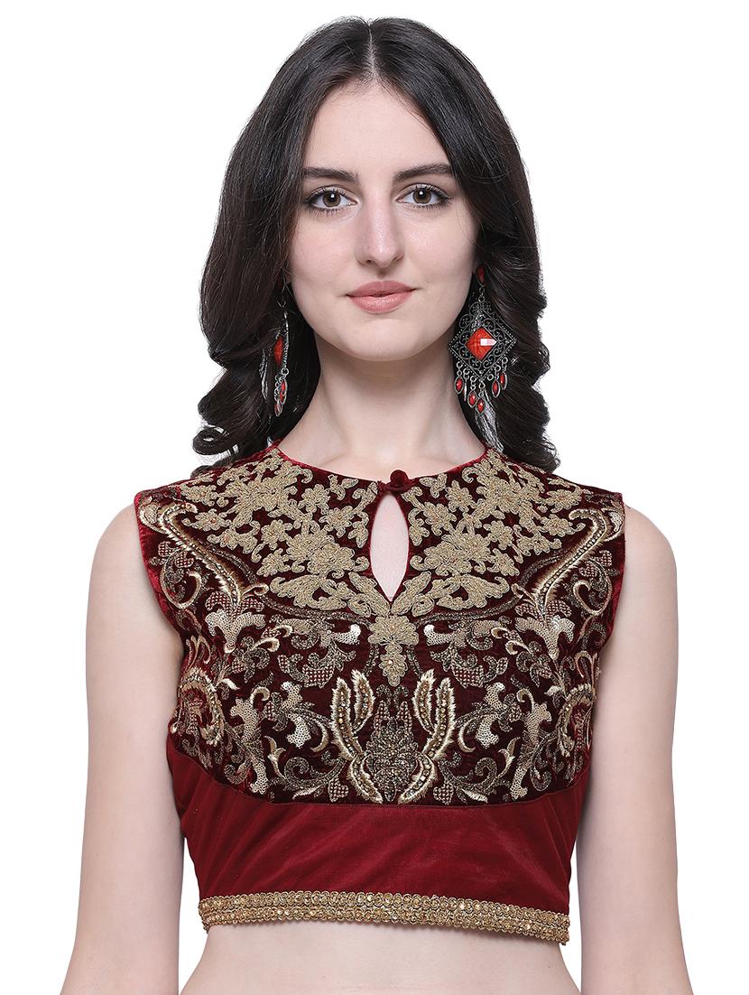 embroidered flared lehenga - 16603803 - Zoom Image - 4