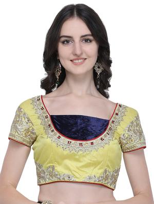 embroidered contrast lehenga - 16603809 - Standard Image - 4