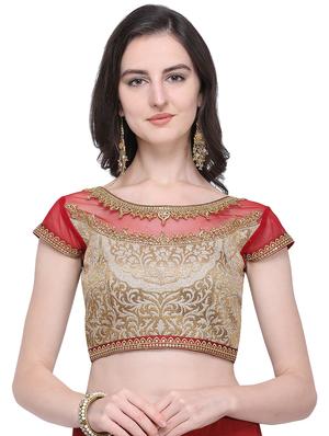 embroidered contrast lehenga - 16603810 - Standard Image - 4