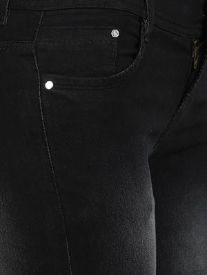 high rise stone wash jeans - 16604161 - Standard Image - 4
