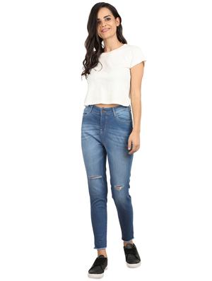 high rise stone washed jeans - 16604166 - Standard Image - 4