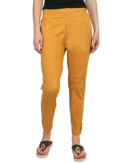 high rise solid trouser - 16604391 - Standard Image - 1