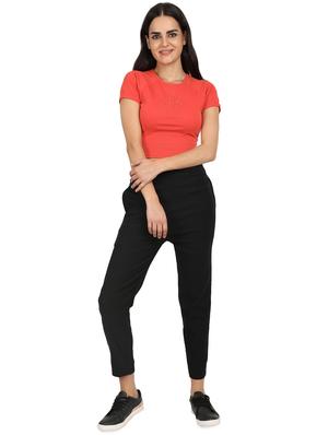high rise solid trouser - 16604403 - Standard Image - 4