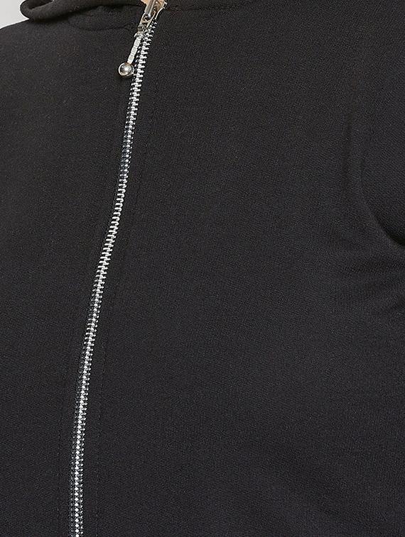 sequins pocket patch hooded jacket - 16605023 - Zoom Image - 4