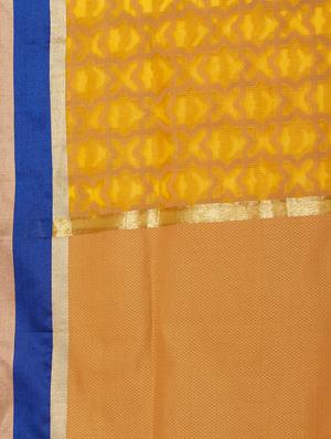 self-design banarasi saree with blouse - 16605527 - Standard Image - 4