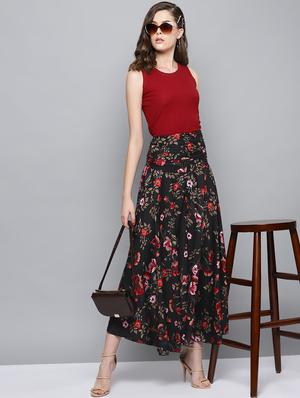 floral flared palazzo - 16605874 - Standard Image - 4
