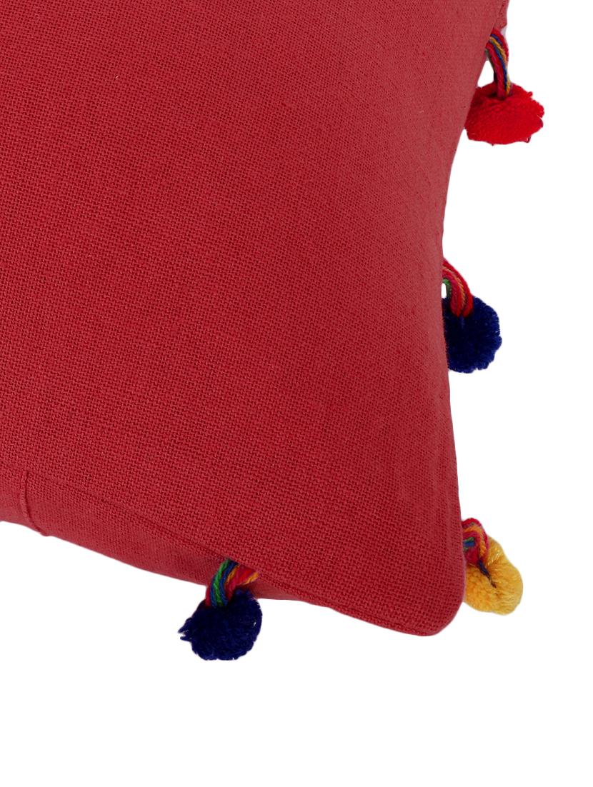 cotton multi lace cushion cover (pack of 2 pcs) - 16605929 - Zoom Image - 4