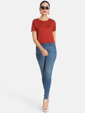 round neck solid tee - 16606063 - Standard Image - 4