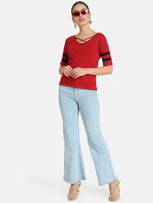 round neck solid tee - 16606067 - Standard Image - 4