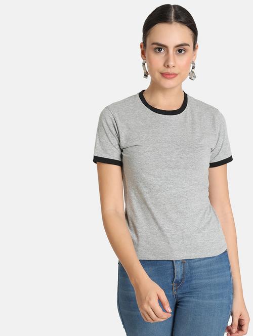 crew neck solid tee - 16606070 - Standard Image - 1