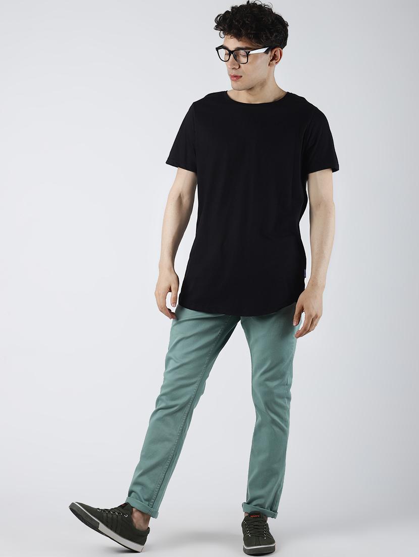 black solid t-shirt - 16608360 - Zoom Image - 4