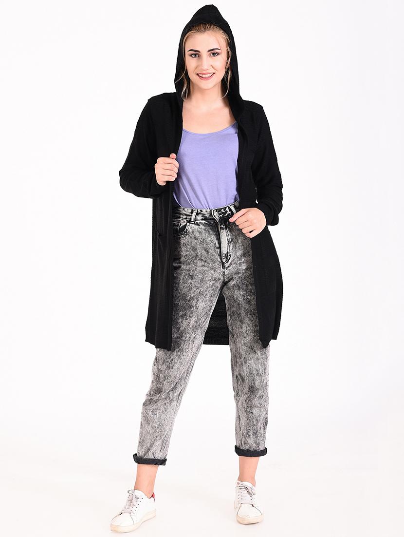 hooded neck pocket patch cardigan - 16608694 - Zoom Image - 4
