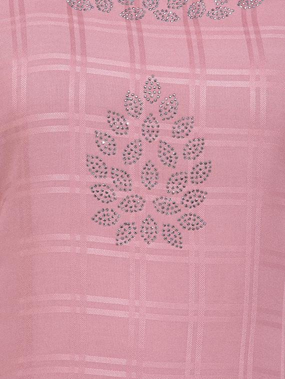 embellished kurta with palazzo set - 16608786 - Zoom Image - 4