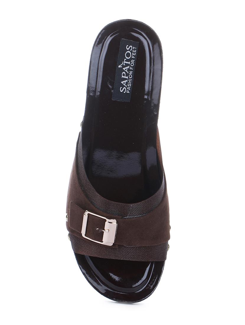 brown slip on wedges - 16610548 - Zoom Image - 4