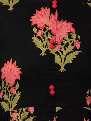 floral a-line kurta - 16610825 - Standard Image - 4