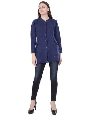 pocket detail long sleeved wool cardigan - 16611338 - Standard Image - 4