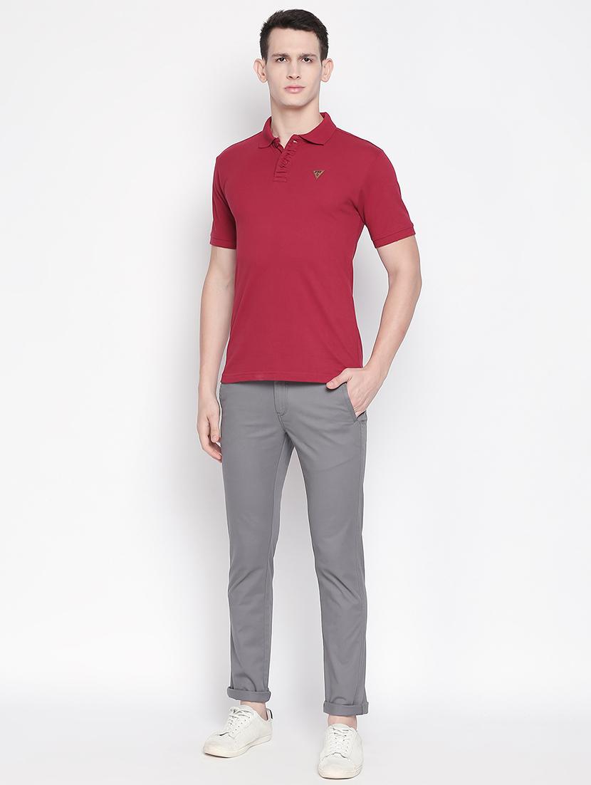 grey solid chinos - 16611392 - Zoom Image - 4