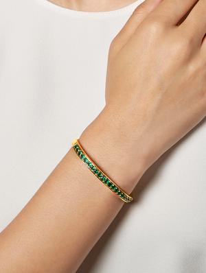 green brass cuffs bracelet - 16611658 - Standard Image - 4