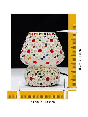 multicolour mosaic glass table lamp - 16611702 - Standard Image - 4