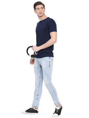 blue light washed jeans - 16612208 - Standard Image - 4