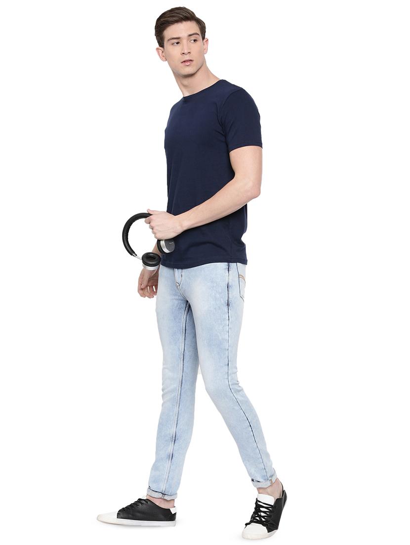 blue light washed jeans - 16612208 - Zoom Image - 4