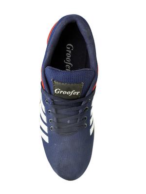 blue mesh lace up sport shoes - 16612260 - Standard Image - 4