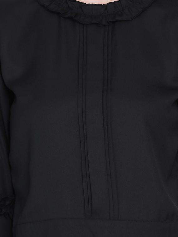 ruffle trim full leg jumpsuit - 16613836 - Zoom Image - 4