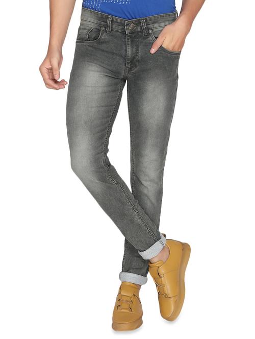 grey heavy washed jeans - 16613977 - Very Small Image - 1