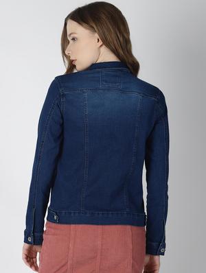 pocket detail denim jacket - 16614147 - Standard Image - 4