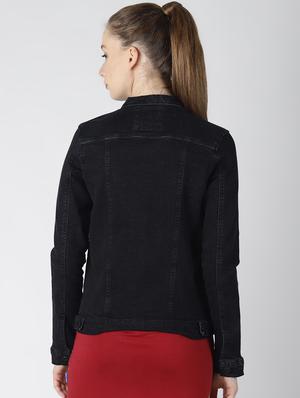 pocket detail denim jacket - 16614151 - Standard Image - 4