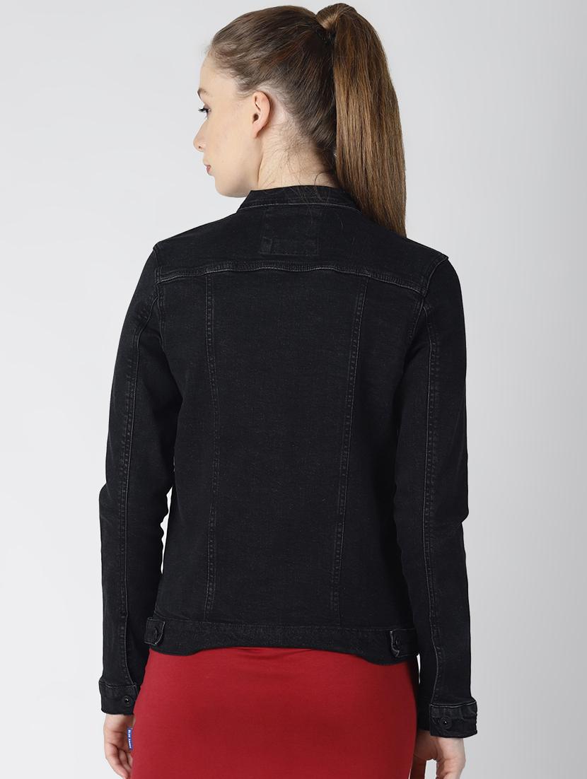 pocket detail denim jacket - 16614151 - Zoom Image - 4