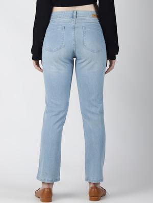 high rise distressed jeans - 16614608 - Standard Image - 4