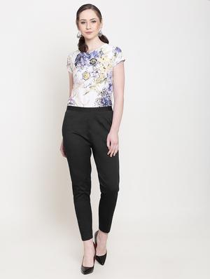 mid rise flat front trouser - 16614661 - Standard Image - 4
