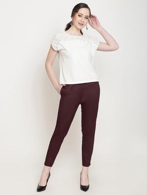 mid rise flat front trouser - 16614662 - Standard Image - 4