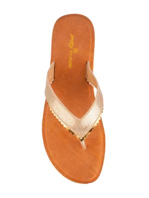 gold toe separator sandals - 16614951 - Standard Image - 4