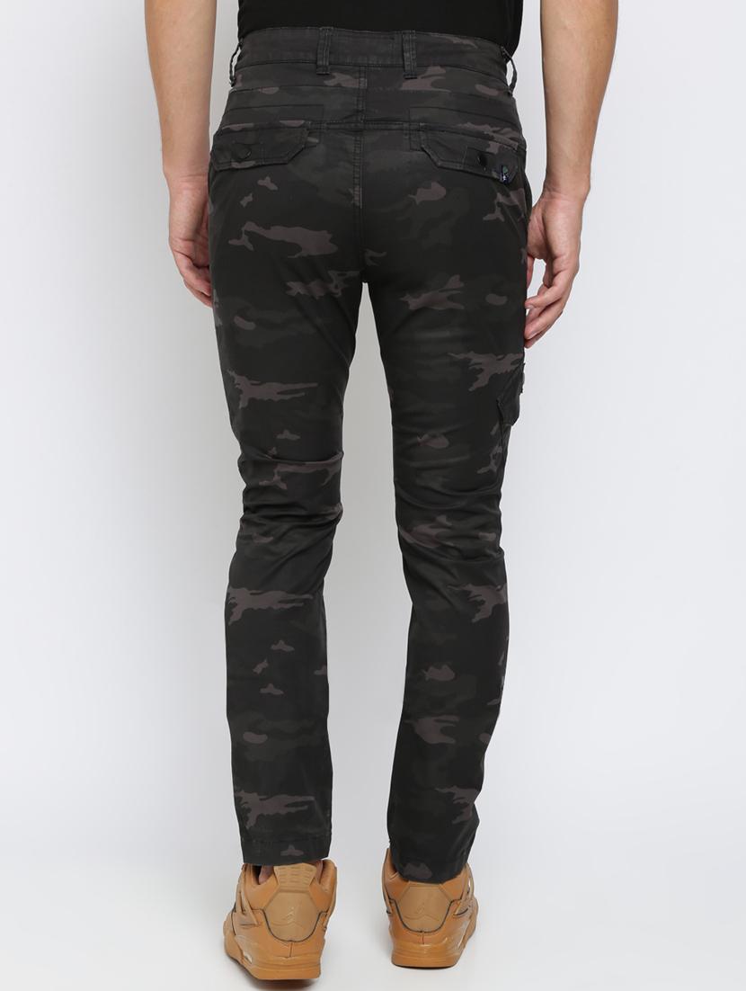 grey camouflage print casual trouser - 16615205 - Zoom Image - 4