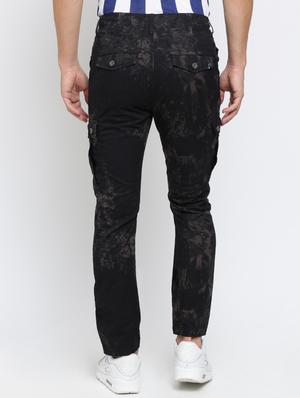 black printed cargo - 16615206 - Standard Image - 4