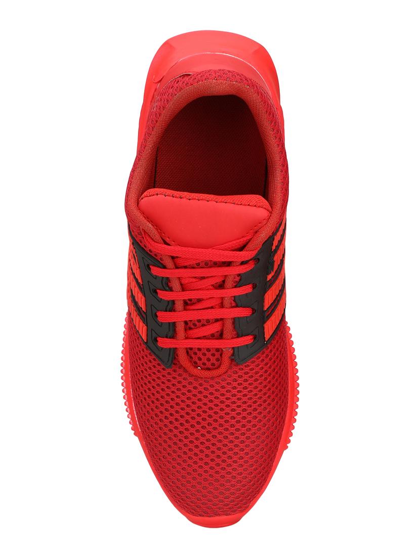 red mesh lace up sport shoes - 16615696 - Zoom Image - 4