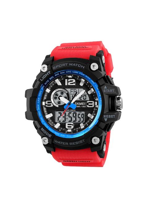 skmei 1283 round dial analog and digital watch - 16615890 - Standard Image - 1