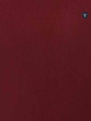 maroon solid pullover - 16616018 - Standard Image - 4