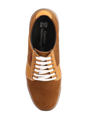brown suede lace up sneakers - 16616171 - Standard Image - 4