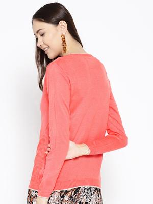 crew neck solid pullover - 16616292 - Standard Image - 4