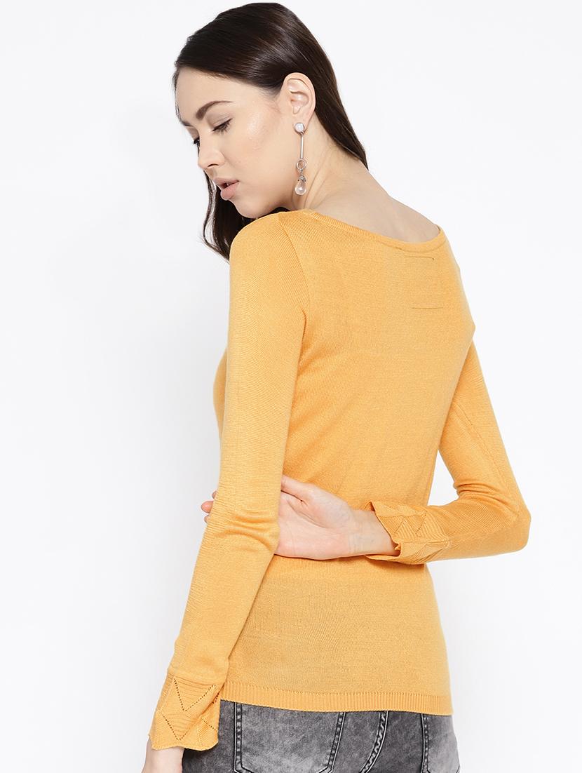 crew neck solid pullover - 16616295 - Zoom Image - 4