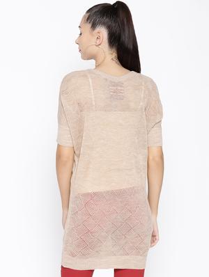 round neck long pullover - 16616297 - Standard Image - 4